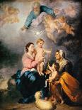 The Heavenly and Earthly Trinities (The Pedroso Murill), C. 1680-Bartolomé Estebàn Murillo-Framed Premier Image Canvas