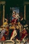 Madonna and Child Enthroned with Saint Anthony-Bartolomeo Passarotti-Giclee Print