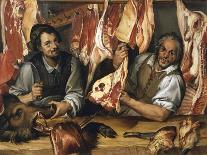 The Butcher's-Bartolomeo Passarotti-Mounted Giclee Print