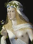 Idealized Portrait of a Courtesan as Flora, about 1520/25-Bartolomeo Veneto-Framed Giclee Print