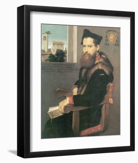 Bartolommeo Bonghi-Giovanni Battista Moroni-Framed Premium Giclee Print