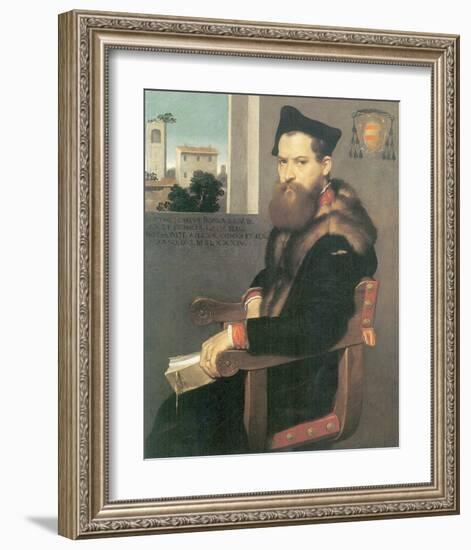 Bartolommeo Bonghi-Giovanni Battista Moroni-Framed Premium Giclee Print