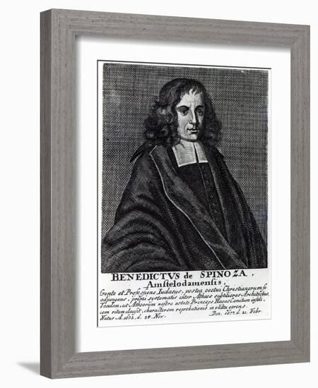 Baruch De Spinoza-Dutch School-Framed Giclee Print