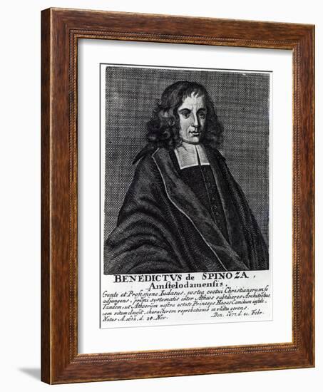 Baruch De Spinoza-Dutch School-Framed Giclee Print