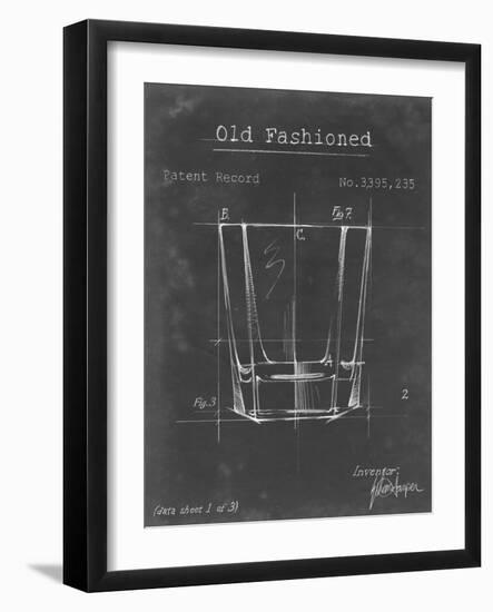 Barware Blueprint I-Ethan Harper-Framed Art Print