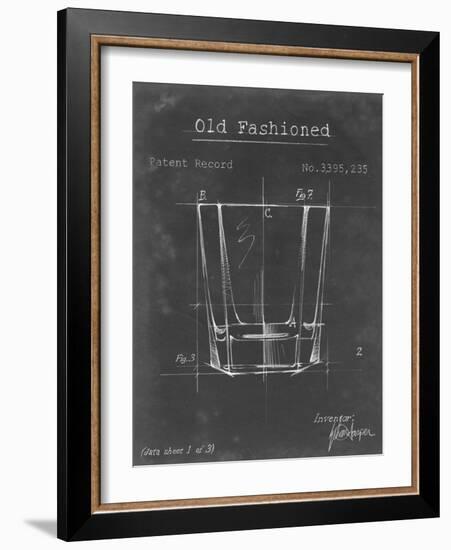 Barware Blueprint I-Ethan Harper-Framed Art Print