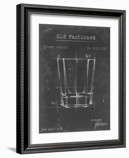 Barware Blueprint I-Ethan Harper-Framed Art Print