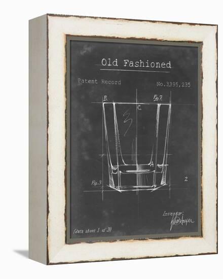 Barware Blueprint I-Ethan Harper-Framed Stretched Canvas