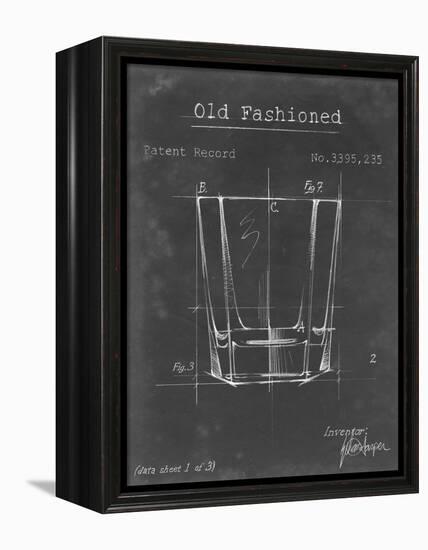 Barware Blueprint I-Ethan Harper-Framed Stretched Canvas