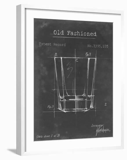 Barware Blueprint I-Ethan Harper-Framed Art Print