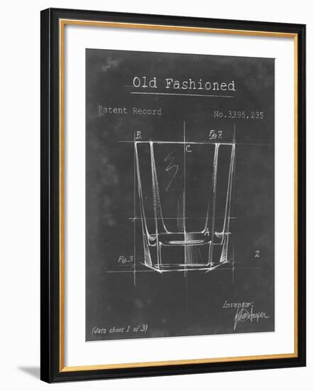 Barware Blueprint I-Ethan Harper-Framed Art Print