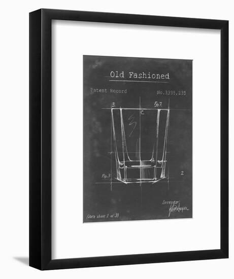 Barware Blueprint I-Ethan Harper-Framed Art Print