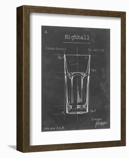 Barware Blueprint II-Ethan Harper-Framed Premium Giclee Print