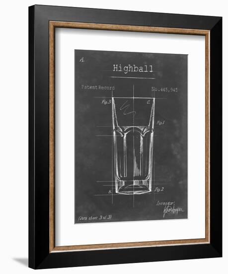 Barware Blueprint II-Ethan Harper-Framed Premium Giclee Print