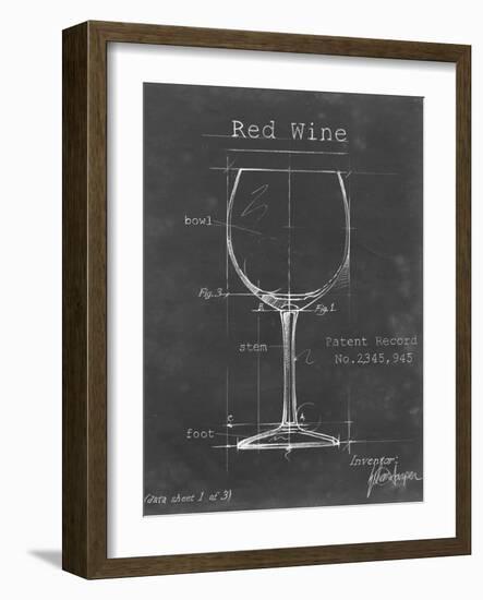 Barware Blueprint III-Ethan Harper-Framed Premium Giclee Print