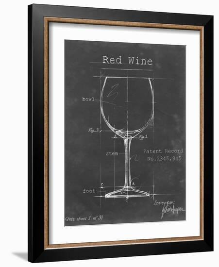 Barware Blueprint III-Ethan Harper-Framed Premium Giclee Print