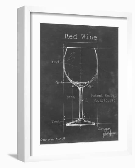 Barware Blueprint III-Ethan Harper-Framed Premium Giclee Print