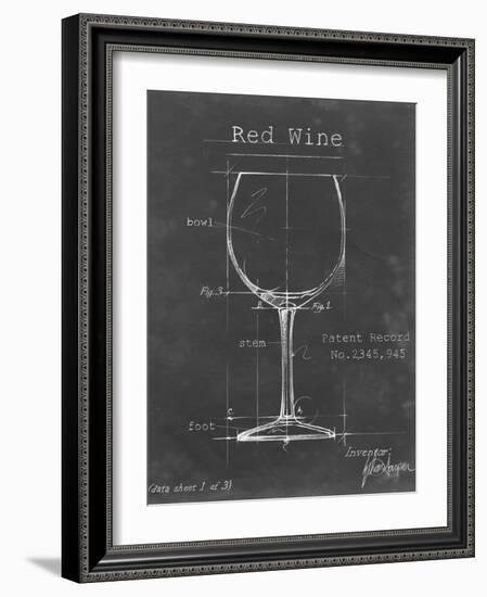 Barware Blueprint III-Ethan Harper-Framed Premium Giclee Print