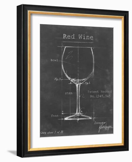 Barware Blueprint III-Ethan Harper-Framed Premium Giclee Print