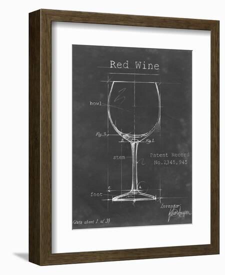 Barware Blueprint III-Ethan Harper-Framed Art Print