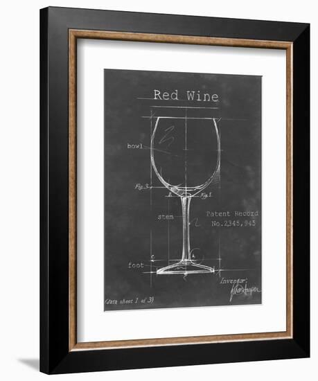 Barware Blueprint III-Ethan Harper-Framed Art Print