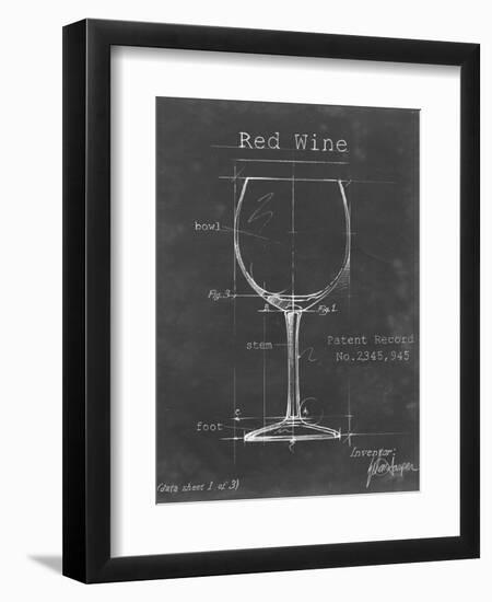 Barware Blueprint III-Ethan Harper-Framed Art Print