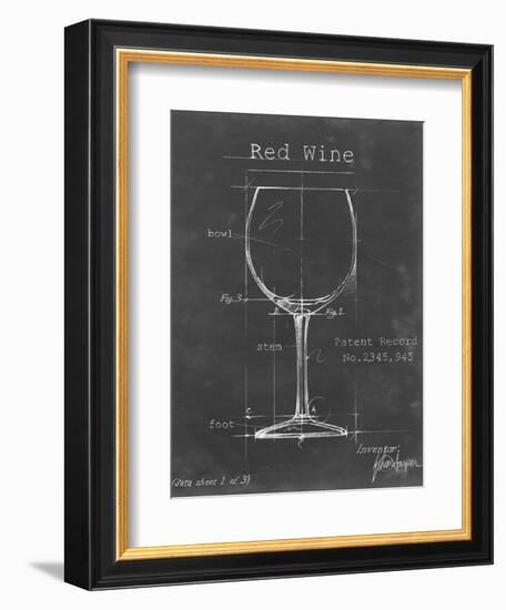 Barware Blueprint III-Ethan Harper-Framed Art Print