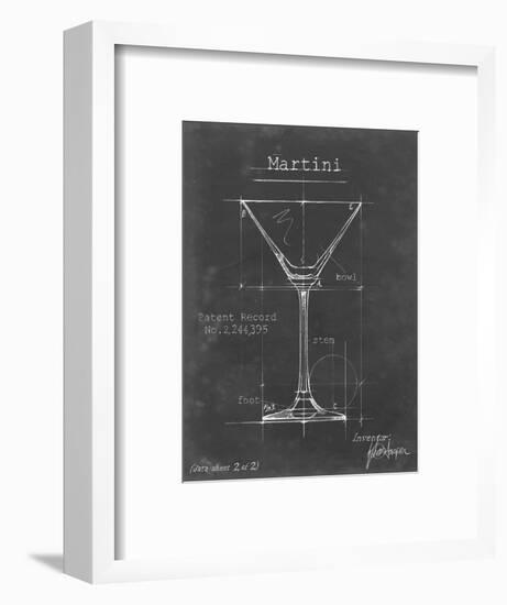 Barware Blueprint V-Ethan Harper-Framed Art Print