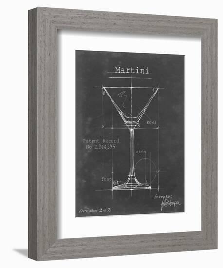 Barware Blueprint V-Ethan Harper-Framed Art Print