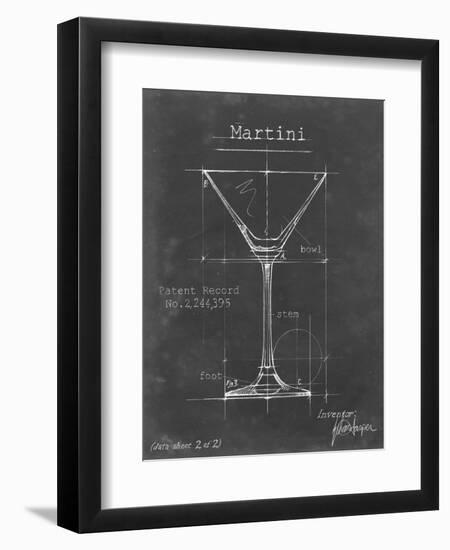 Barware Blueprint V-Ethan Harper-Framed Art Print