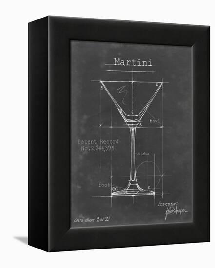 Barware Blueprint V-Ethan Harper-Framed Stretched Canvas