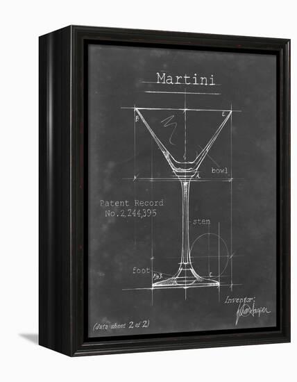 Barware Blueprint V-Ethan Harper-Framed Stretched Canvas