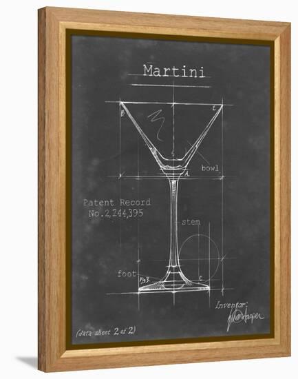 Barware Blueprint V-Ethan Harper-Framed Stretched Canvas