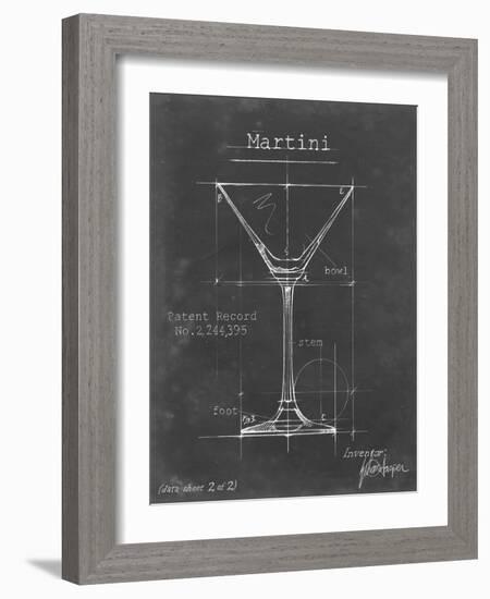 Barware Blueprint V-Ethan Harper-Framed Art Print