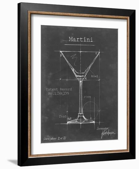 Barware Blueprint V-Ethan Harper-Framed Art Print