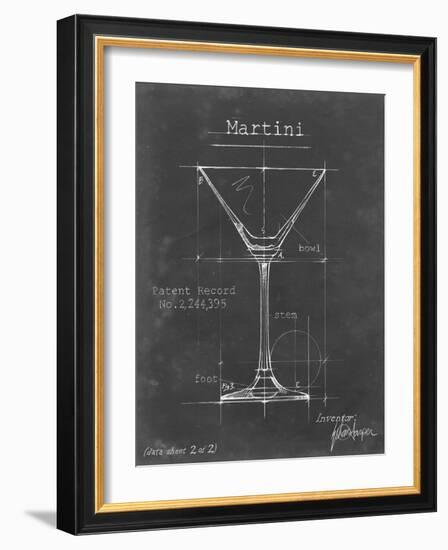 Barware Blueprint V-Ethan Harper-Framed Art Print