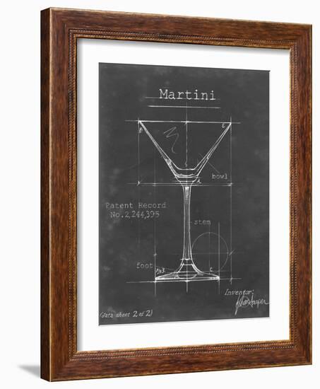 Barware Blueprint V-Ethan Harper-Framed Art Print