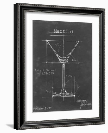 Barware Blueprint V-Ethan Harper-Framed Art Print