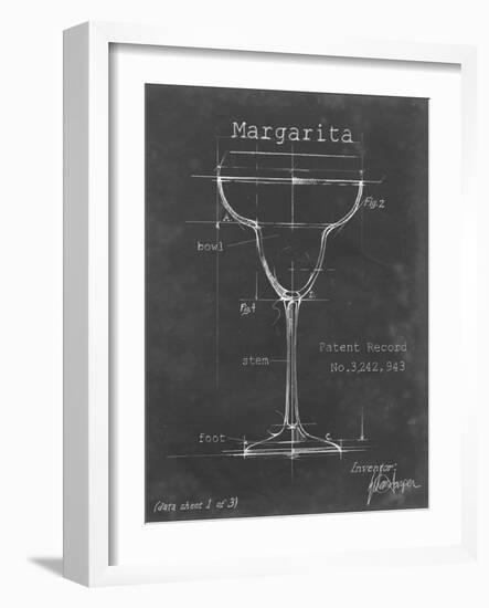 Barware Blueprint VI-Ethan Harper-Framed Art Print