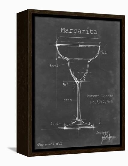 Barware Blueprint VI-Ethan Harper-Framed Stretched Canvas