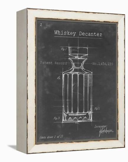 Barware Blueprint VII-Ethan Harper-Framed Stretched Canvas