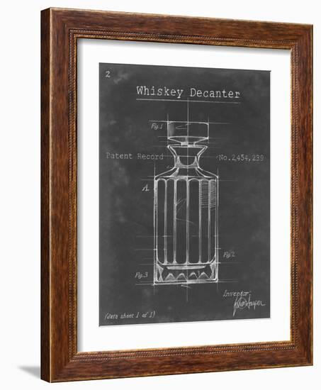 Barware Blueprint VII-Ethan Harper-Framed Art Print