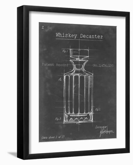 Barware Blueprint VII-Ethan Harper-Framed Art Print