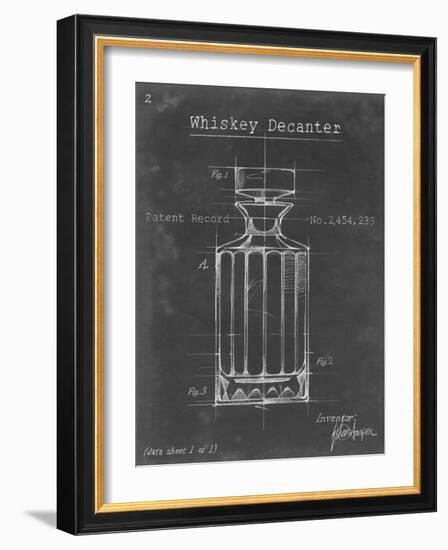 Barware Blueprint VII-Ethan Harper-Framed Art Print