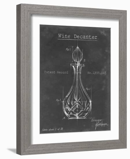 Barware Blueprint VIII-Ethan Harper-Framed Art Print