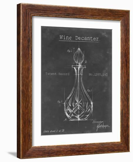 Barware Blueprint VIII-Ethan Harper-Framed Art Print