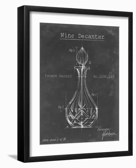 Barware Blueprint VIII-Ethan Harper-Framed Art Print