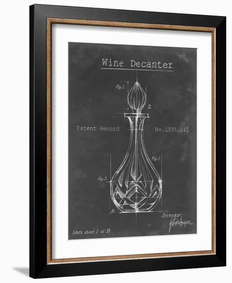 Barware Blueprint VIII-Ethan Harper-Framed Art Print