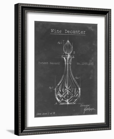 Barware Blueprint VIII-Ethan Harper-Framed Art Print