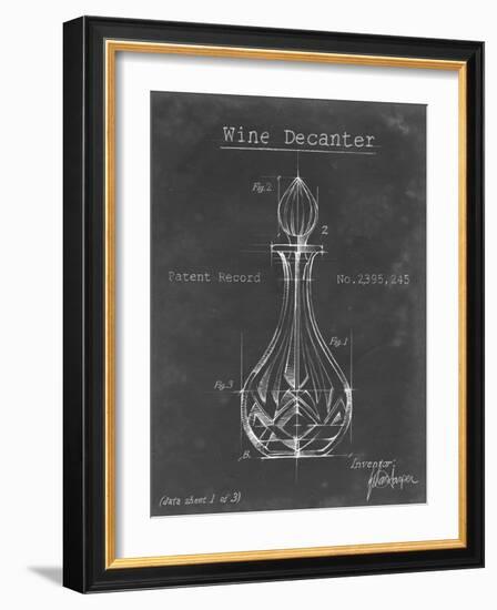 Barware Blueprint VIII-Ethan Harper-Framed Art Print